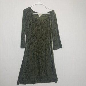 Territory Ahead Green Burnout Dress - Medium